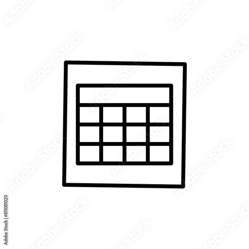 table line icon