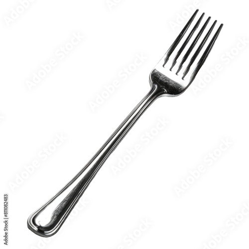 fork isolated on Transparent Background.
