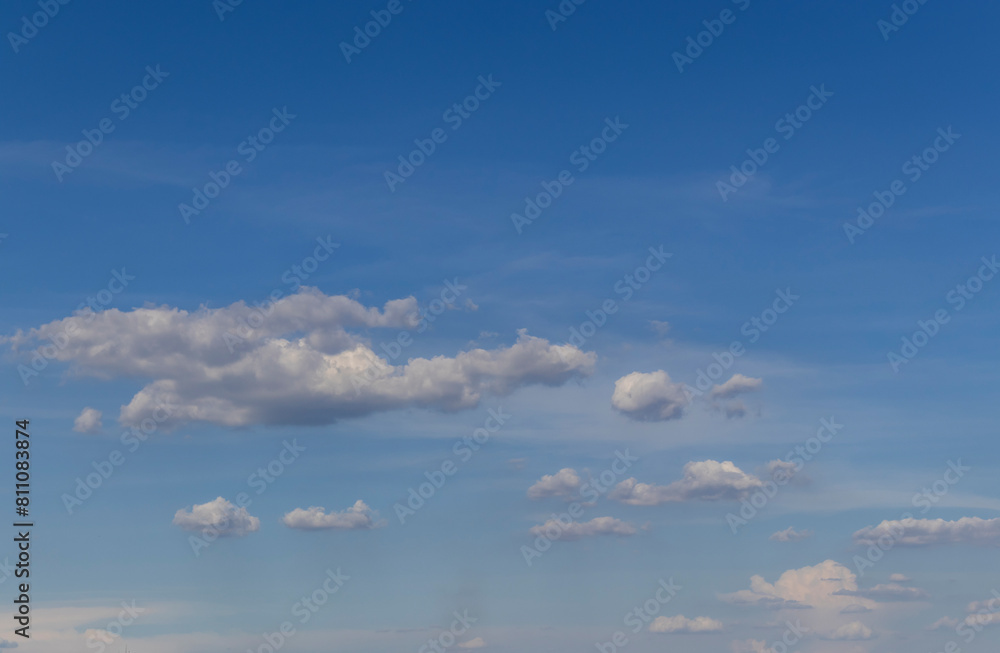 Abstract background of beautiful white clouds with blue sky in Brazil Abstract background of beautiful white clouds with blue sky in Brazil