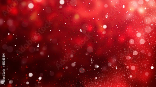 Abstract red background with sparkle dots