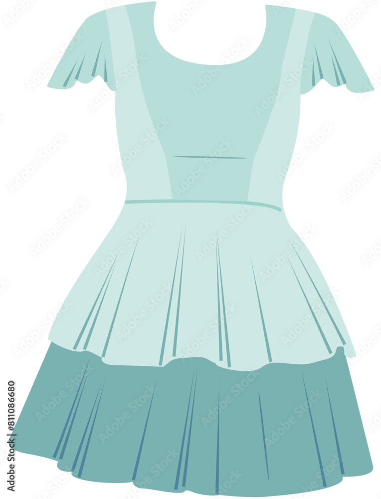 simple female dress vector simple female dress vector