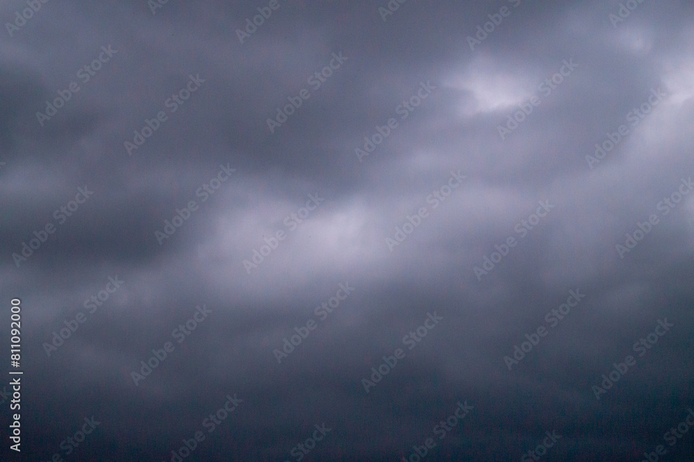 Gray clouds in the sky before a storm Gray clouds in the sky before a storm