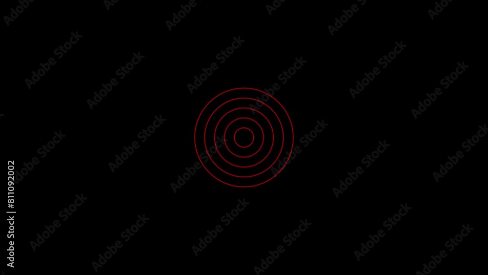 Digital radio wave white color animation. Radio wave on world map 4k video black background. Digital radio wave white color animation. Radio wave on world map 4k video black background.