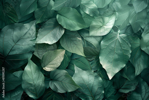  natural beauty of leaf texture background