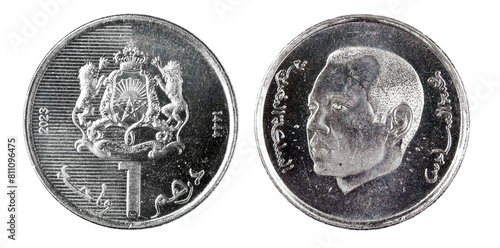 Coin one dirhams. Morocco. 2021 year photo