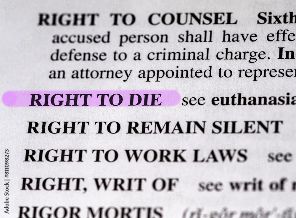 words right to die highlighted words right to die highlighted