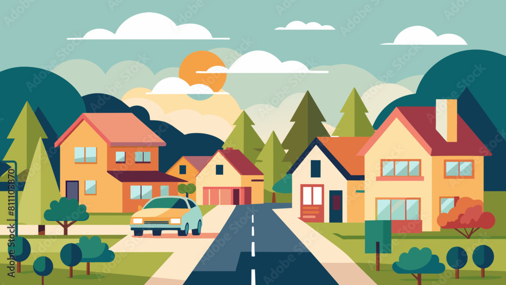 House by the road vector illustration House by the road vector illustration