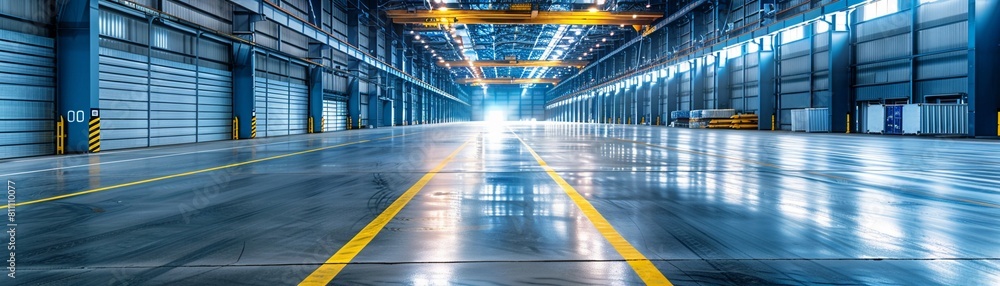 Fototapeta premium Under bright lights, the durability and shine of a galvanized steel grid in an industrial setting are highlighted 8K , high-resolution, ultra HD,up32K HD