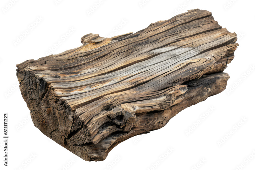 Piece of wood isolated on transparent background Piece of wood isolated on transparent background
