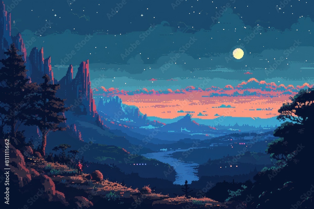 Pixel Art Background