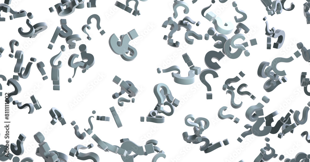 Obraz premium question icons, original 3d rendering; business and marketing concepts
