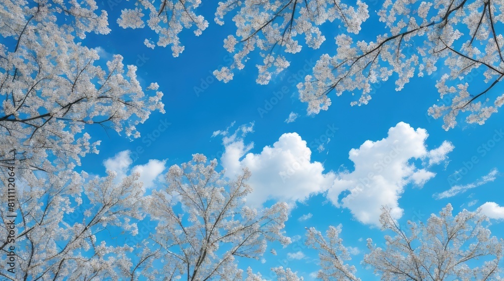 Blue sky background Blue sky background
