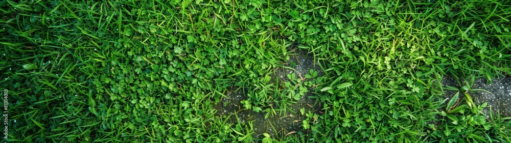 Aerial view of a seamless expanse of vibrant green grass. Grass background. Aerial view of a seamless expanse of vibrant green grass. Grass background.