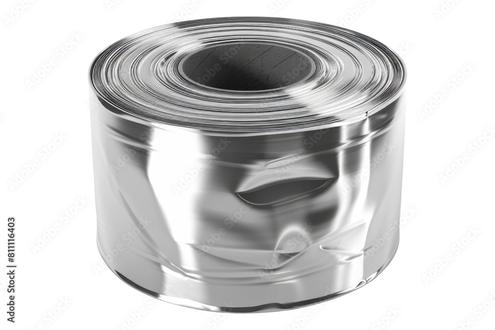Silver duct tape isolated on transparent background Silver duct tape isolated on transparent background