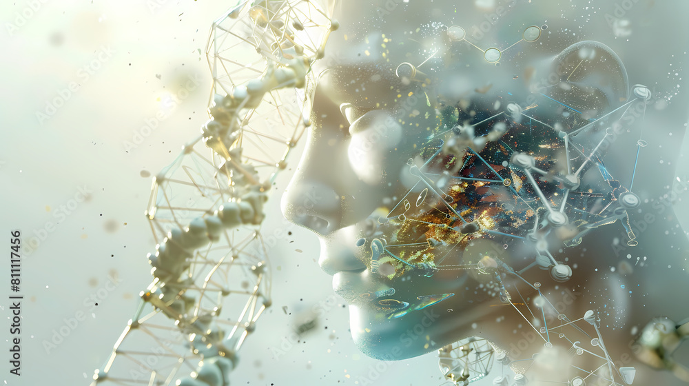 Human DNA Altered by Frequency to Create New Abilities Hyperrealist ...