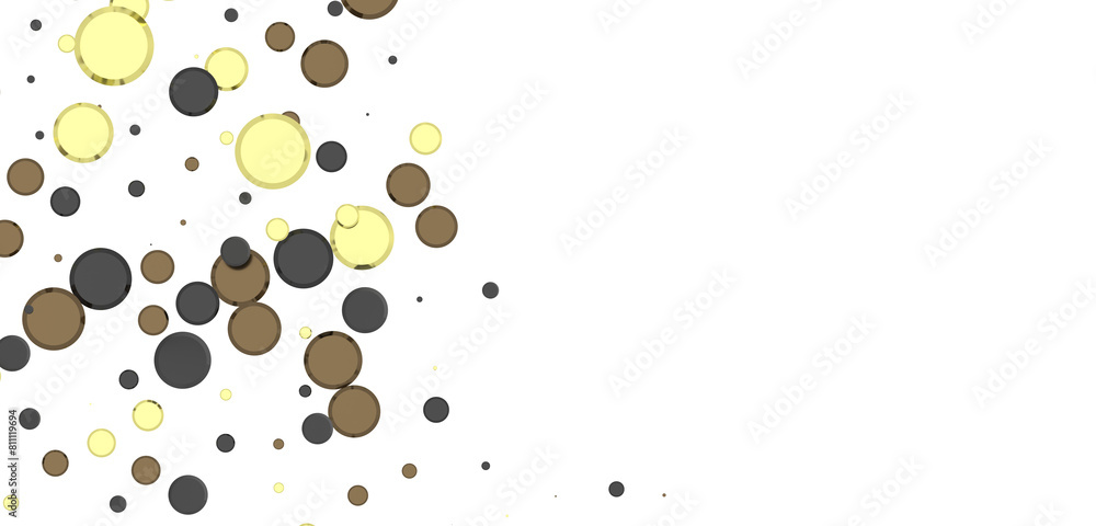 Cascading Splendor: Striking 3D Illustration Showcasing a Dazzling gold Confetti Display Cascading Splendor: Striking 3D Illustration Showcasing a Dazzling gold Confetti Display