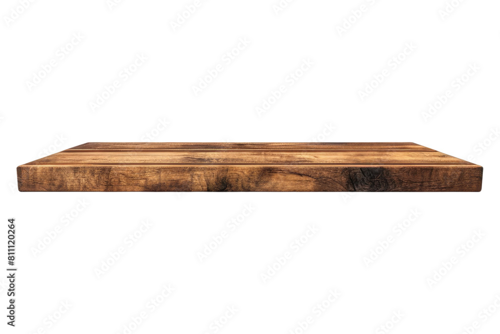Wood shelves isolated on transparent background Wood shelves isolated on transparent background