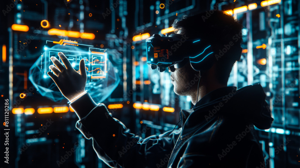 Augmented Reality Visor Experience with a Horrified User in Dark Setting
Augmented Reality Visor Experience with a Horrified User in Dark Setting