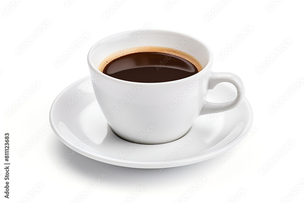 Cup of coffee isolated on white background Cup of coffee isolated on white background