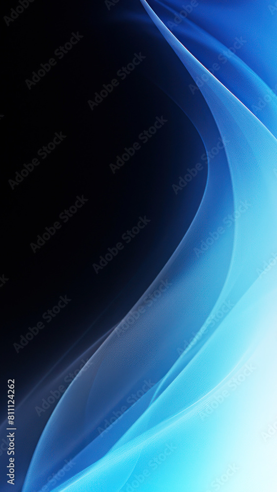 Naklejka premium Dark blue white black color gradient abstract background, smooth grainy texture effect, copy space