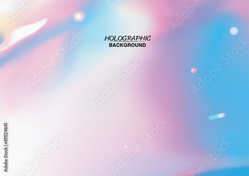 Holographic background. iridescent hologram texture. holography chrome foil colors. abstract backdrop
