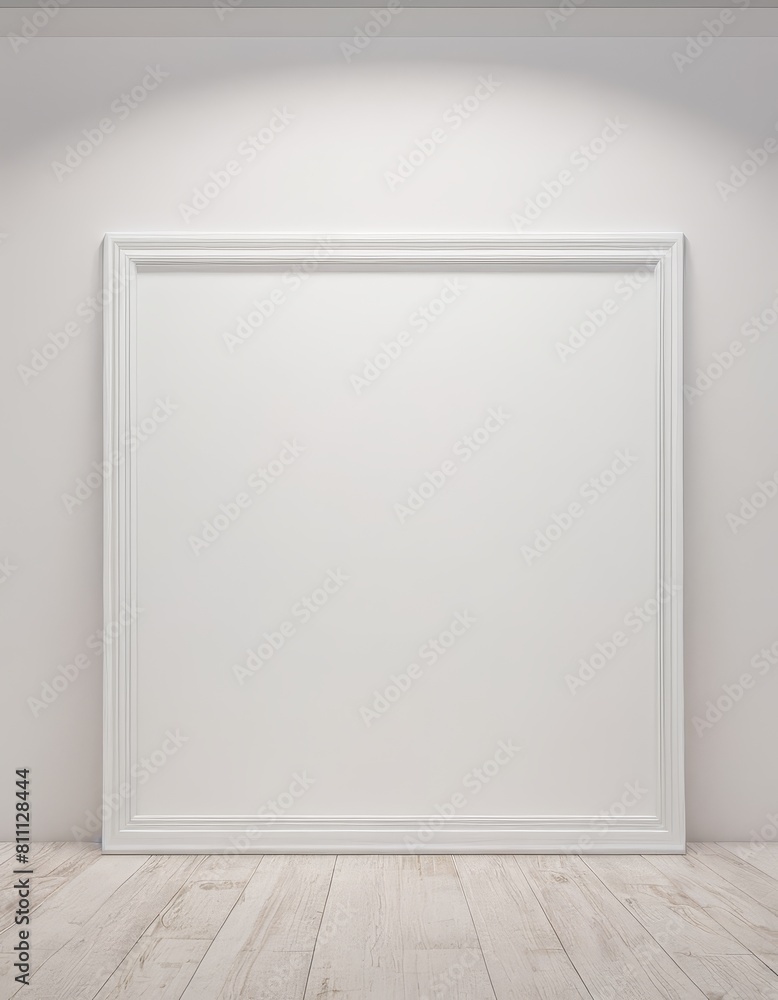 Minimalist Mockup Frame in Modern Apartment Minimalist Mockup Frame in Modern Apartment