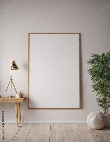 Minimalist Mockup Frame in Modern Apartment © Dainis