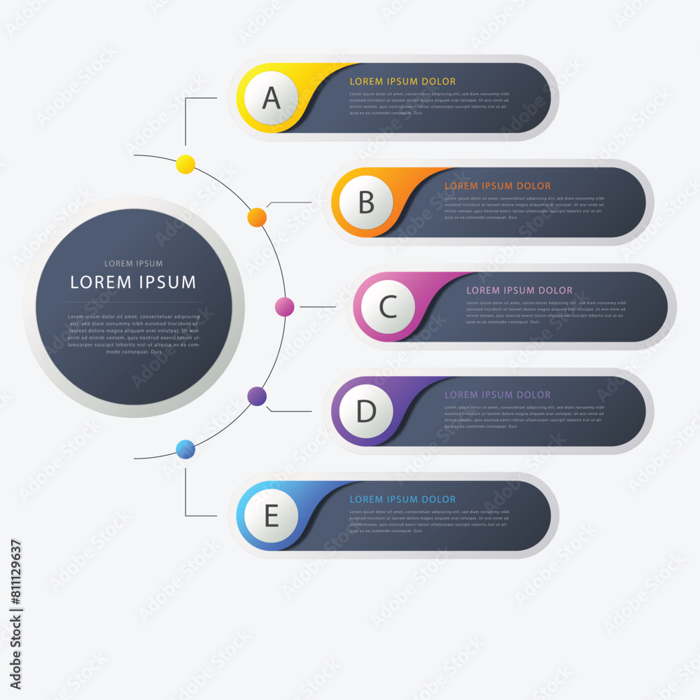 Infographic, Timeline - Visual Aid, Road Map, Arrow Symbol, Vector Infographic, Timeline - Visual Aid, Road Map, Arrow Symbol, Vector