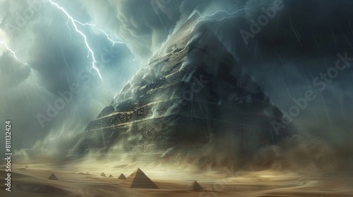 3D OMG this is an amazing picture of the great pyramid
