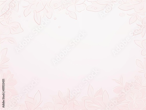 A blurred floral background with soft focus, providing a gentle space for text