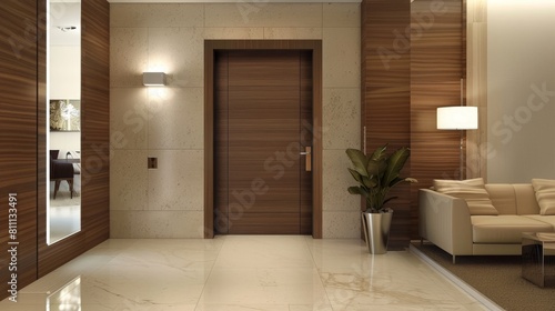 Architectural Concept  Aluminum panel doors  house door design