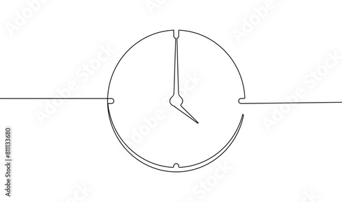 Discover the essence of time captured in this simple yet elegant vector illustration.