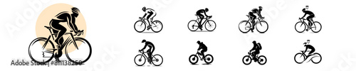 Cycle Pulse Dynamic Abstract Logo Bundle