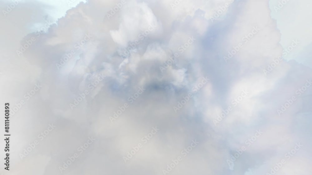 Clouds Tunnel Animation Background Loop A Realistic Looking Animation