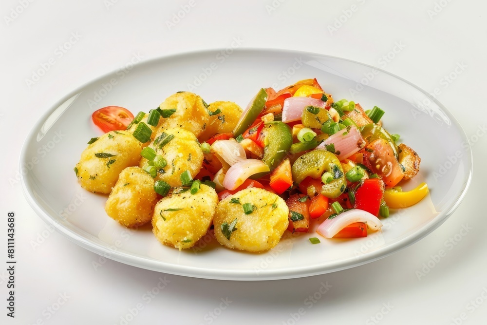Authentic Jamaican Dish: Ackee and Salted Codfish with Fried Dumplings Authentic Jamaican Dish: Ackee and Salted Codfish with Fried Dumplings