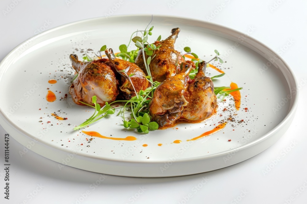 Achiote Marinated Quail with Vibrant and Flavorful Spices Achiote Marinated Quail with Vibrant and Flavorful Spices