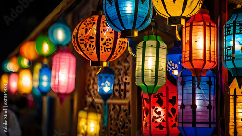 lanterns in the temple