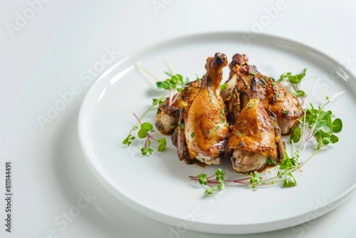 Achiote Marinated Quail with Birch Beer and Rice Vinegar Roast