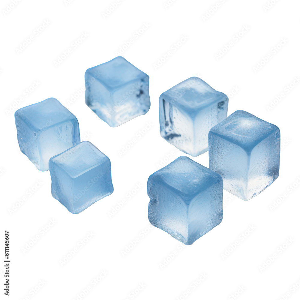 ice cubes isolated on white ice cubes isolated on white
