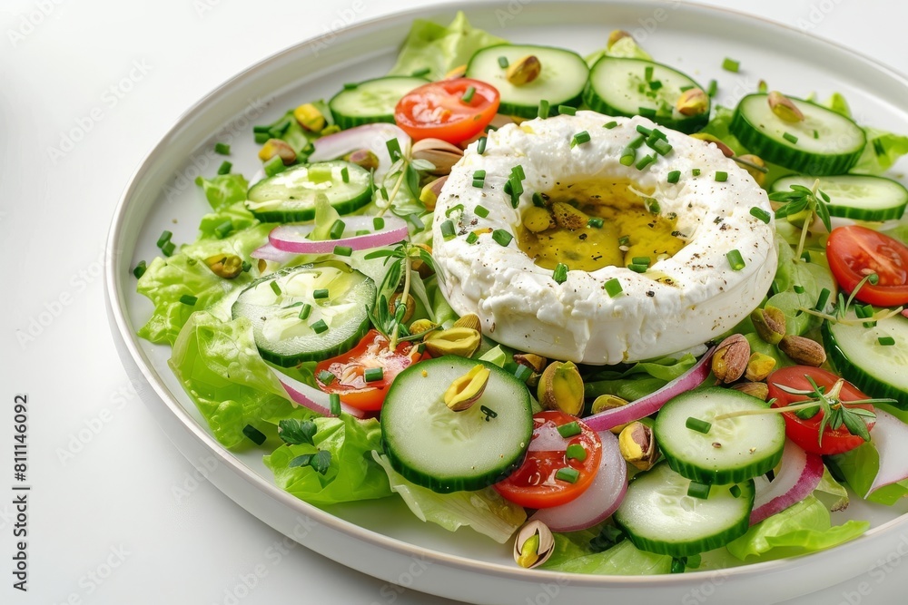 Incredible Frisee Salad with Goat Cheese and Nutty Crunch Incredible Frisee Salad with Goat Cheese and Nutty Crunch