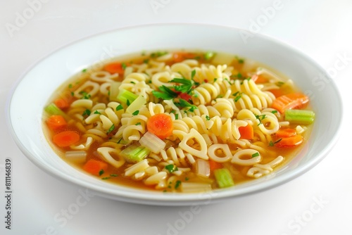 Golden Broth Alphabet Noodle Soup: A Culinary Delight for the Palate