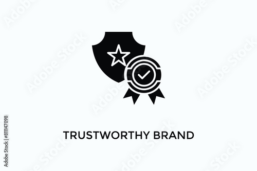 Trustworthy Brand Vector Icon Or Logo Illustration