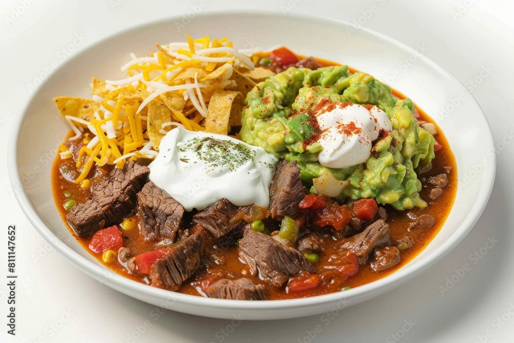 Tempting Bowl of Aaron McCargo, Jr.'s Steak Fajita Chili Tempting Bowl of Aaron McCargo, Jr.'s Steak Fajita Chili