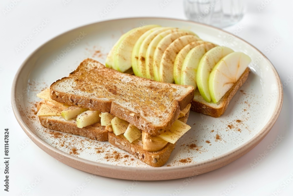 Delicious ABC Sandwich with Savory American Cheese Delicious ABC Sandwich with Savory American Cheese