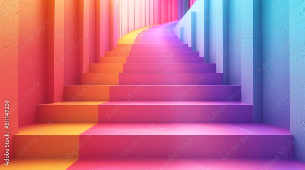 3D Hologram Spectrum flat design top view color theory theme water color Analogous Color Scheme 3D Hologram Spectrum flat design top view color theory theme water color Analogous Color Scheme