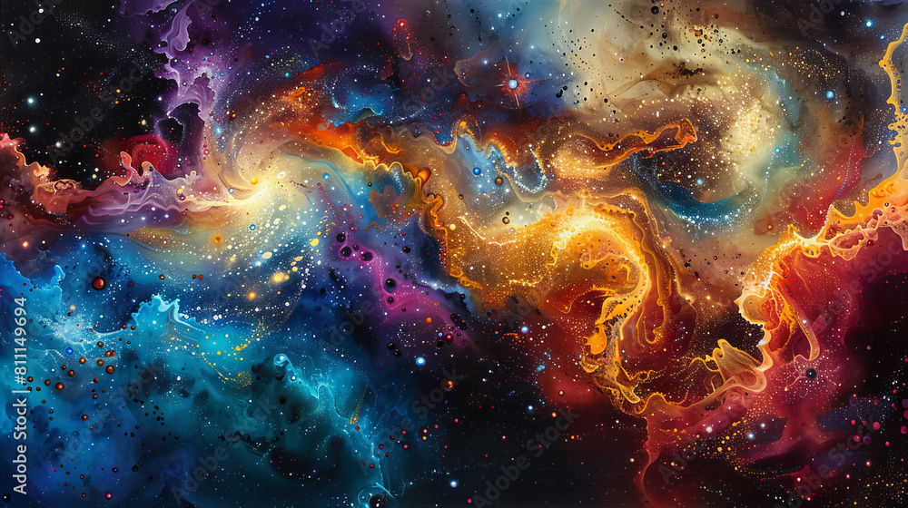 Cosmic Chromatics Colorful Galactic Wallpaper Cosmic Chromatics Colorful Galactic Wallpaper