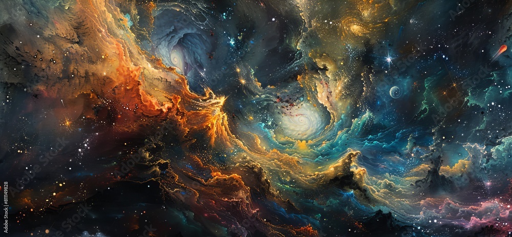 Cosmic Chromatics Colorful Galactic Wallpaper Cosmic Chromatics Colorful Galactic Wallpaper