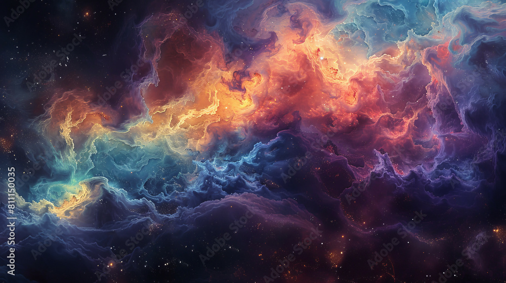 Cosmic Chromatics Colorful Galactic Wallpaper Cosmic Chromatics Colorful Galactic Wallpaper