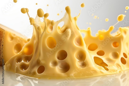 Generate an image of melted cheese