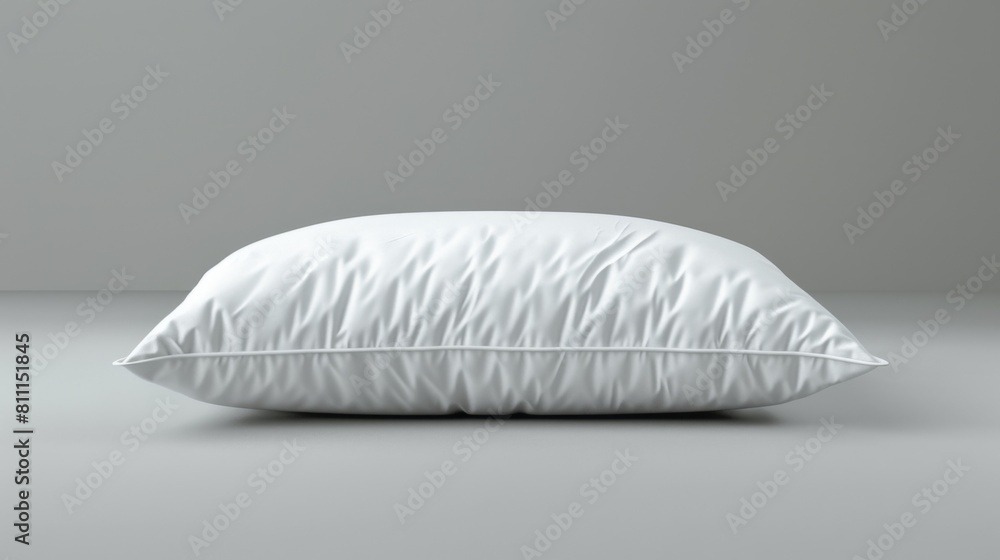 3D realistic image of a pillow, clean lighting, isolated on background 3D realistic image of a pillow, clean lighting, isolated on background